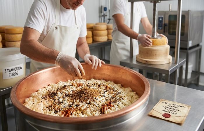 the four basic ingredients behind a gouda-style cheese